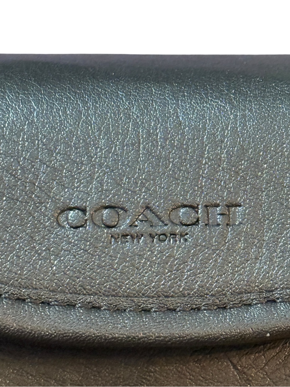 Coach Heritage Embossed Leather Hybrid Pouch/AirPod Case/Key Pouch/Coin Purse - Picture 10 of 14